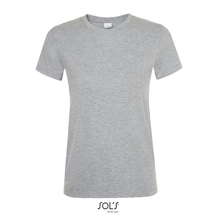 T-shirt promotionnel femme coton 150g - REGENT Gris chiné